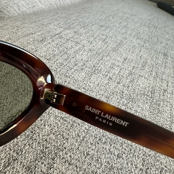 Yves Saint Laurent Tortoise Shell Sunglasses - Picture 8 of 11